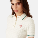 COTTON BOUCLÉ POLO SHIRT