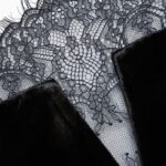 LACE AND VELVET GOWN