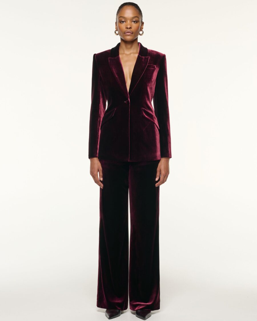 TAILORED VELVET SUIT