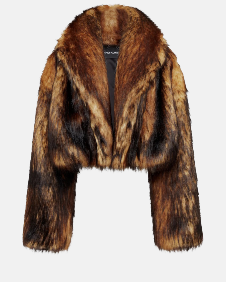 FAUX-FUR OVERSIZED JACKET