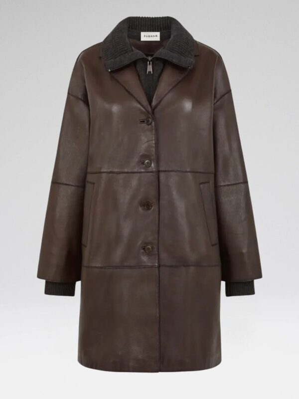 LEATHER COAT