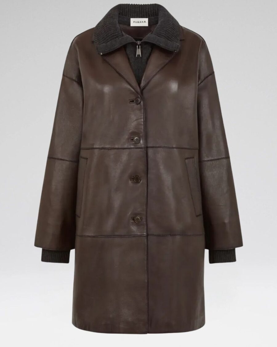 LEATHER COAT