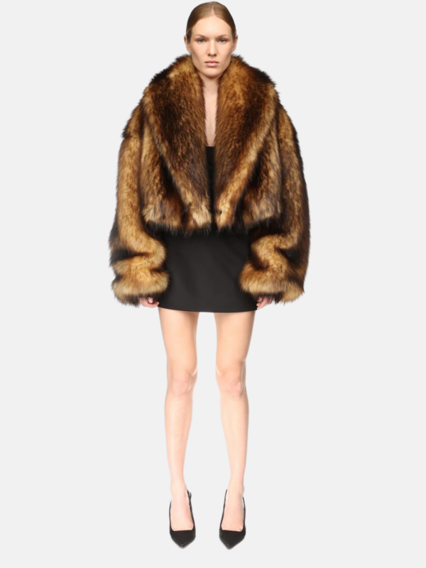 FAUX-FUR OVERSIZED JACKET