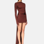 GATHER DETAIL AND TRAIN MINI DRESS