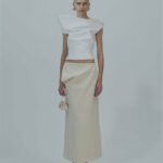 SCULPTURAL SLEEVELESS COTTON TOP