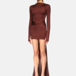 GATHER DETAIL AND TRAIN MINI DRESS