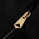 MERINO WOOL ZIPPED CARDIGAN