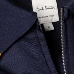 COTTON STRIPED ZIPPED POLO