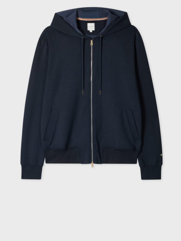 LYOCELL COTTON ZIPPED SWEATSHIRT