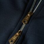 LYOCELL COTTON ZIPPED SWEATSHIRT