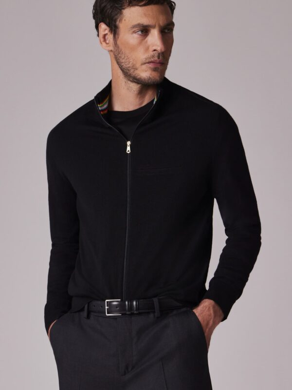 CASHMERE FULL ZIP CARDIGAN