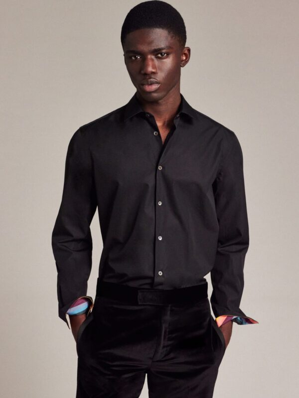 TAILORED FIT COTTON SHIRT