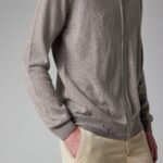 CASHMERE FULL ZIP CARDIGAN