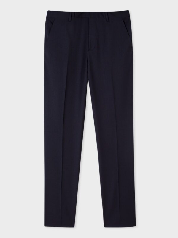 SLIM FIT WOOL PANTS