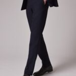 SLIM FIT WOOL PANTS