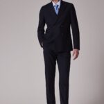 SLIM FIT WOOL PANTS