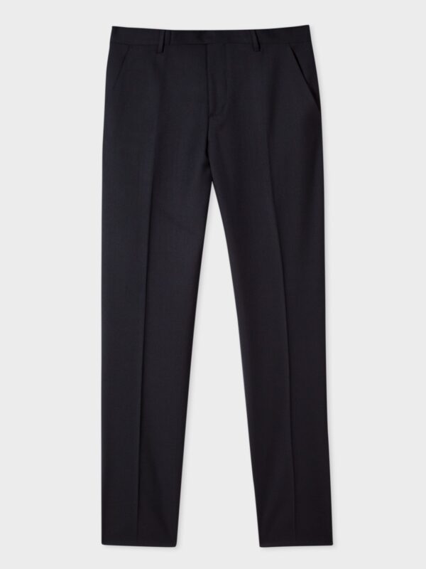 SLIM FIT WOOL PANTS