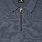 SPORT STRIPE KNITTED COTTON POLO
