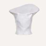 SCULPTURAL SLEEVELESS COTTON TOP