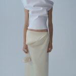 SCULPTURAL SLEEVELESS COTTON TOP