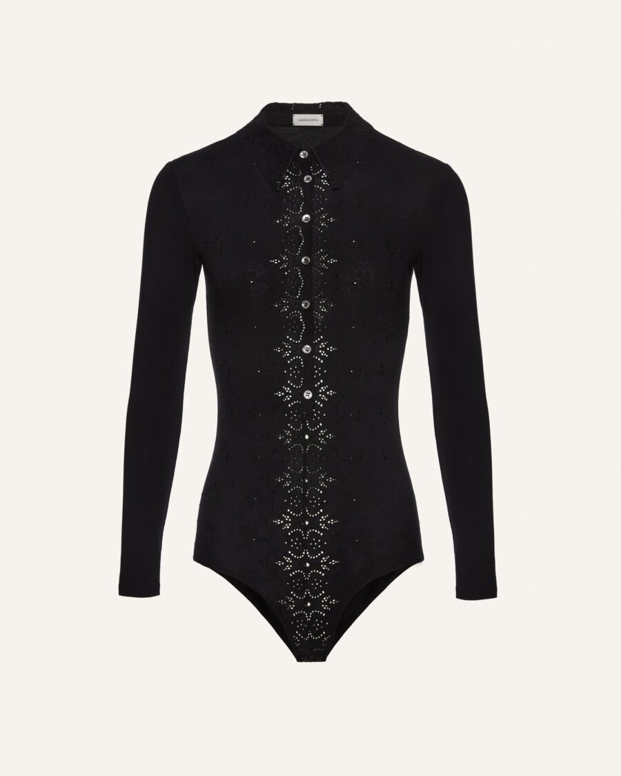 LONG SLEEVE TRICOT BODYSUIT