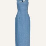 ROUND NECK DENIM DRESS
