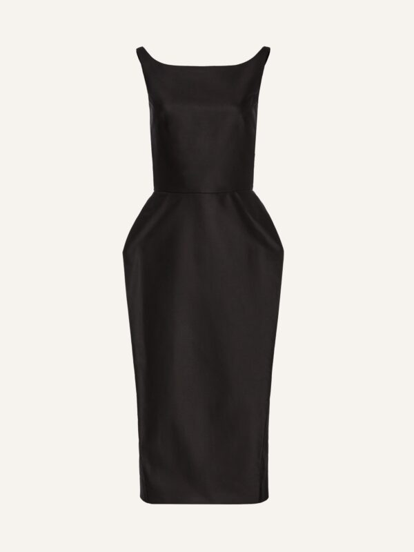 HIP PADDED MIDI DRESS