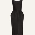 HIP PADDED MIDI DRESS