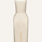 HIP PADDED MIDI DRESS
