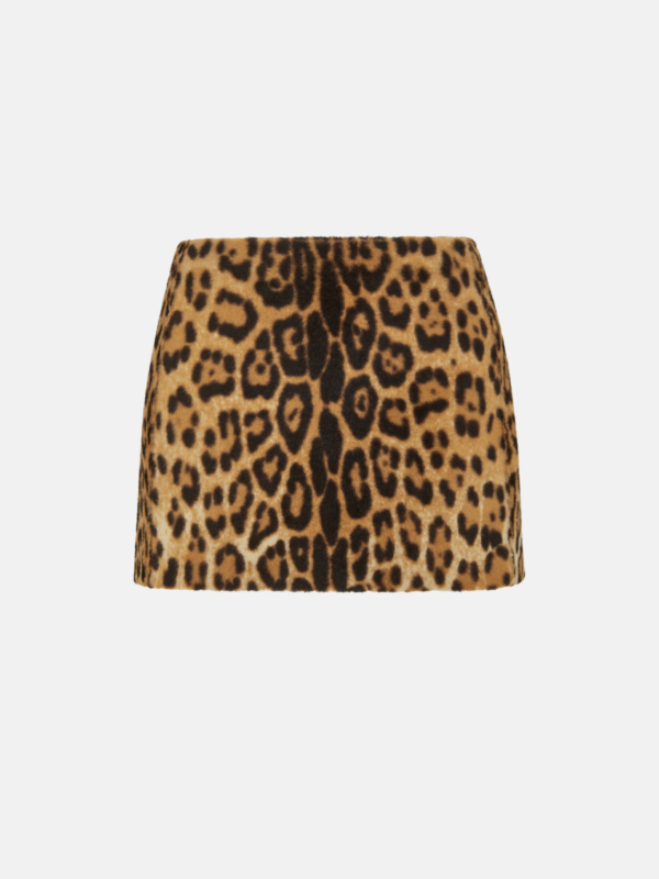 MARIENNE ANIMALIER MINI SKIRT