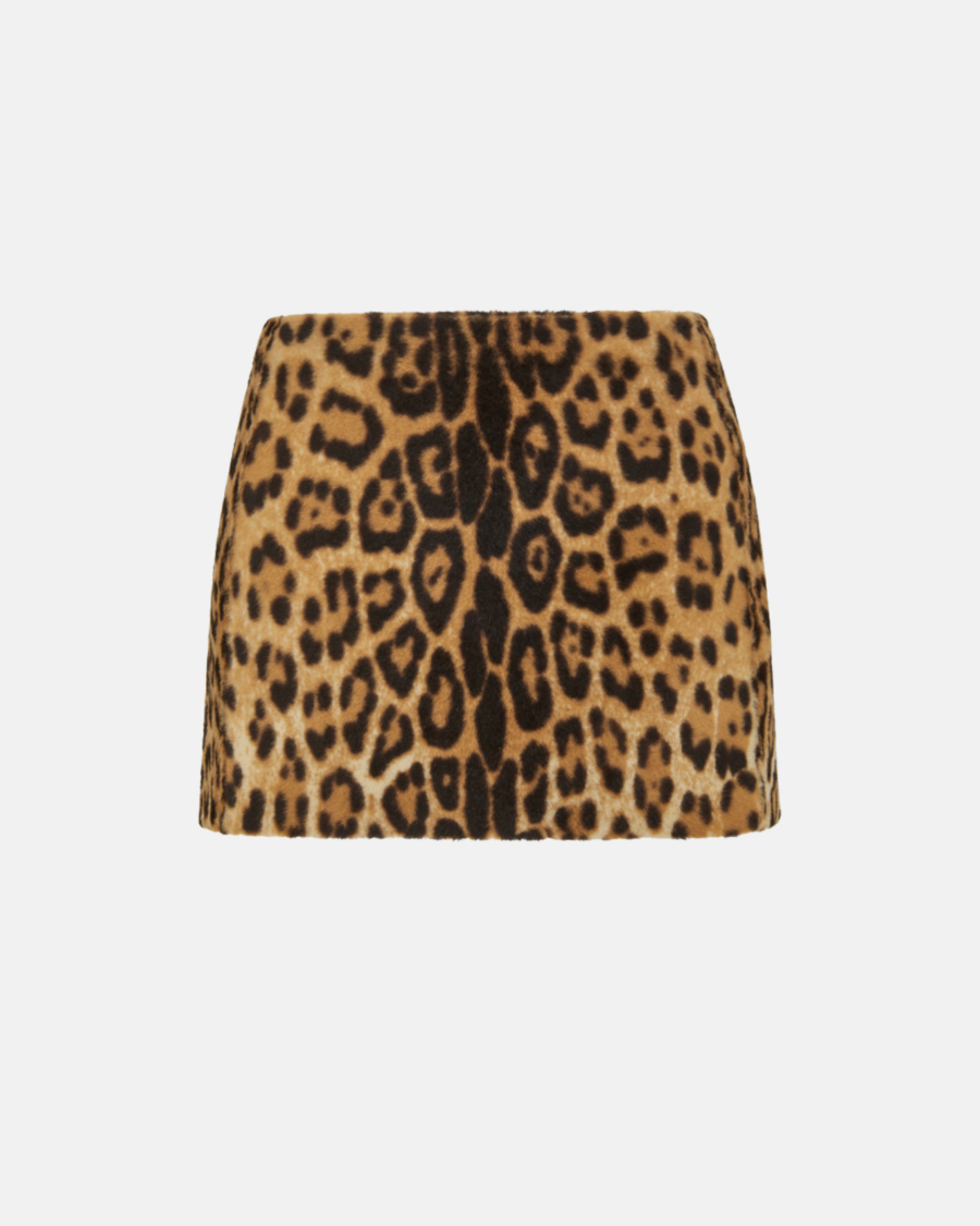 MARIENNE ANIMALIER MINI SKIRT