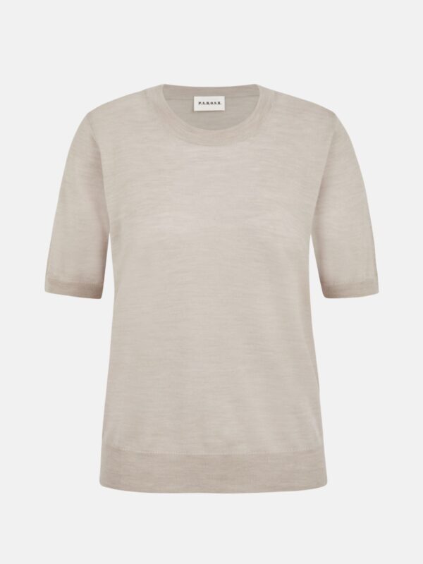 WOOL KNITWEAR TEE