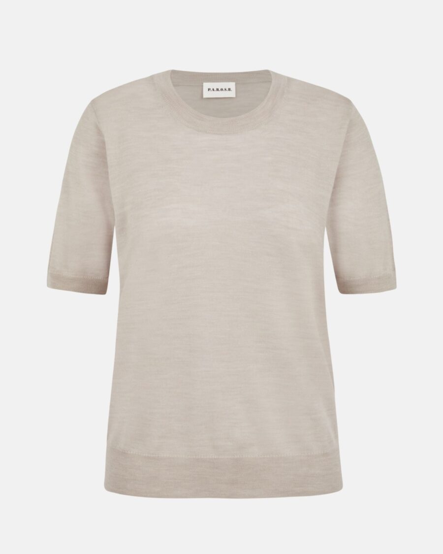 WOOL KNITWEAR TEE
