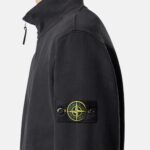 HALF ZIP ORGANIC COTTON FLEECE SWEATSHIRT