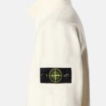 HALF ZIP ORGANIC COTTON FLEECE SWEATSHIRT