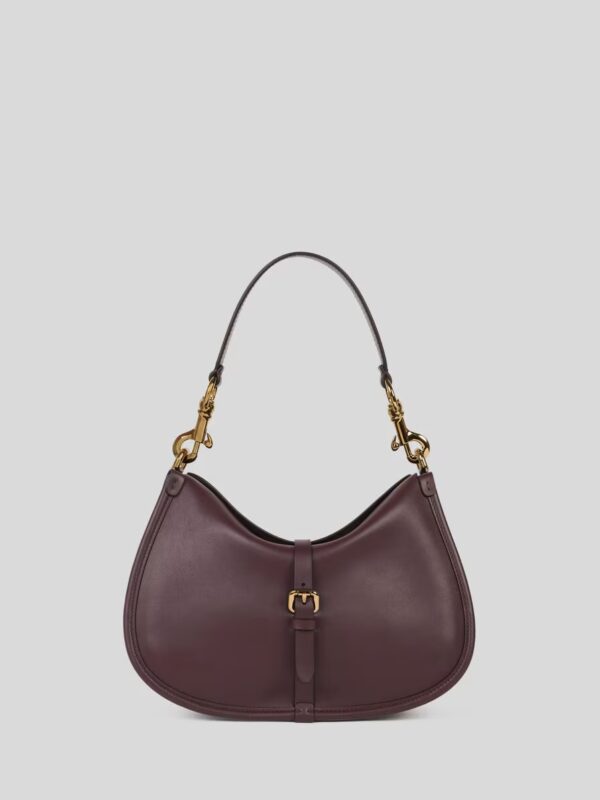 MEDIUM LEATHER PONY BAG