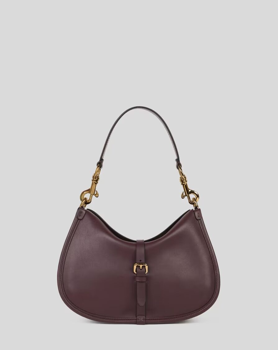 MEDIUM LEATHER PONY BAG