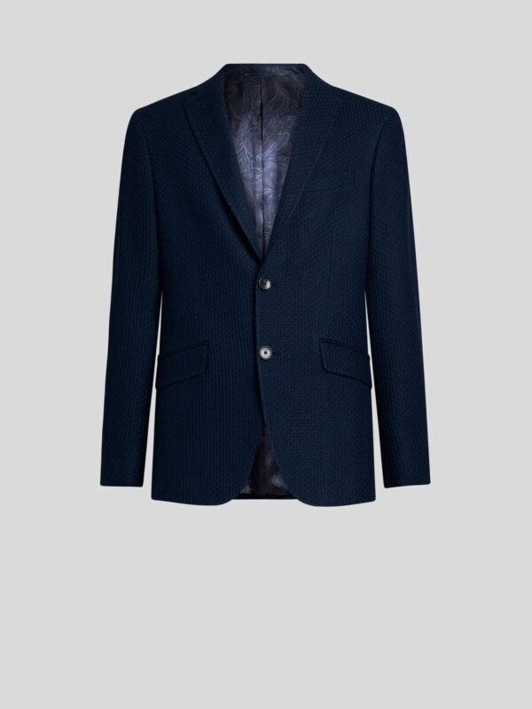 WORKED WEAVE JERSEY JACKET