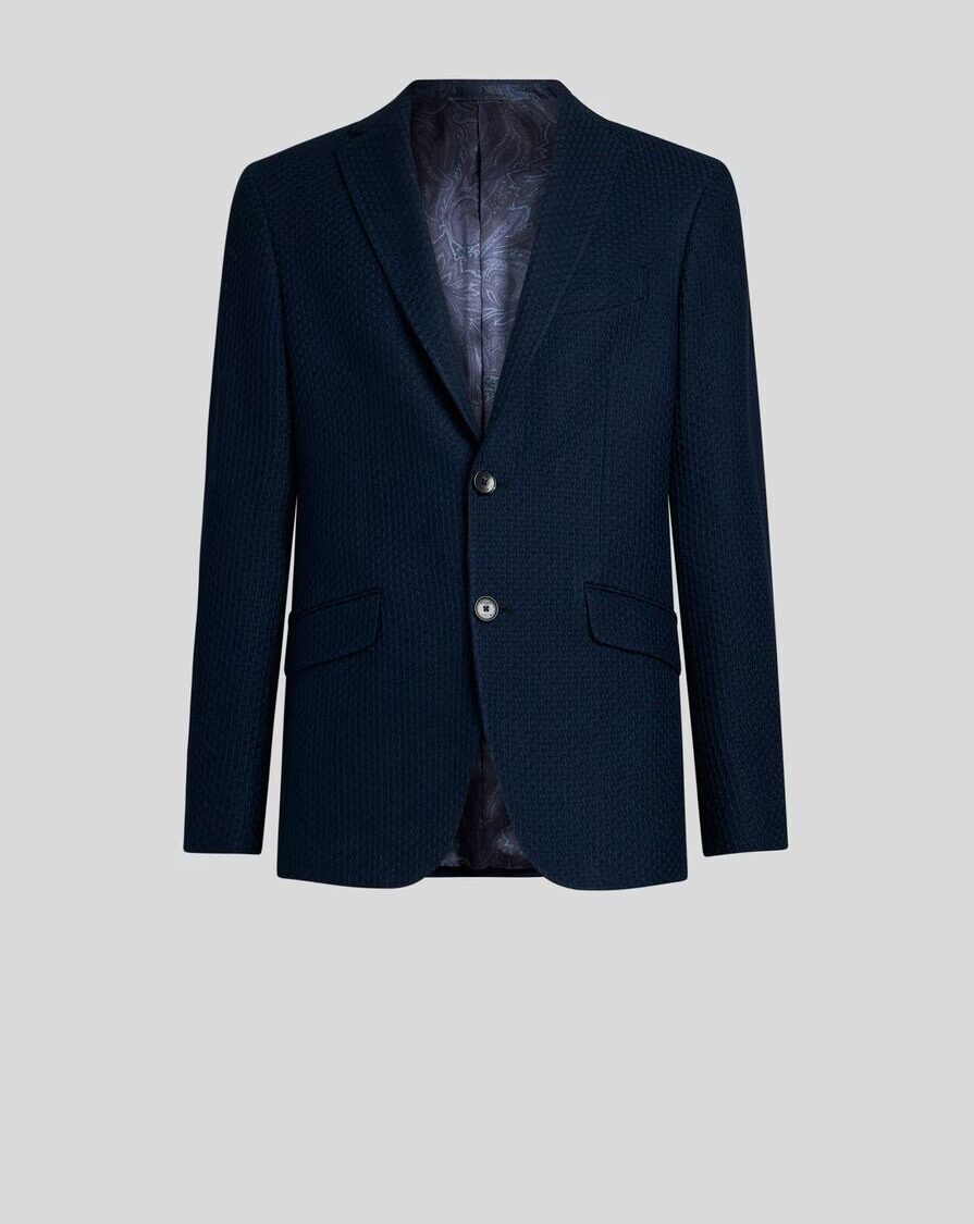 WORKED WEAVE JERSEY JACKET