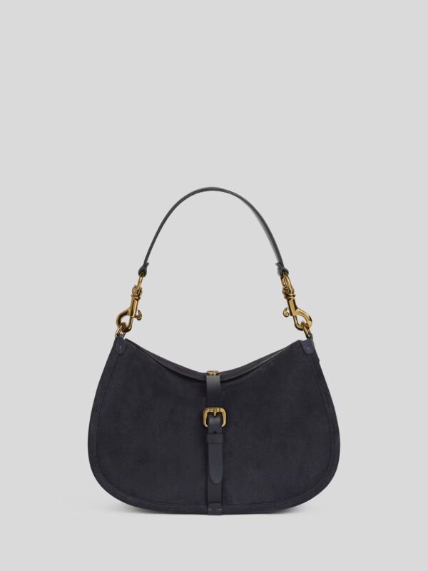 MEDIUM SUEDE PONY BAG