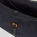 MEDIUM SUEDE PONY BAG