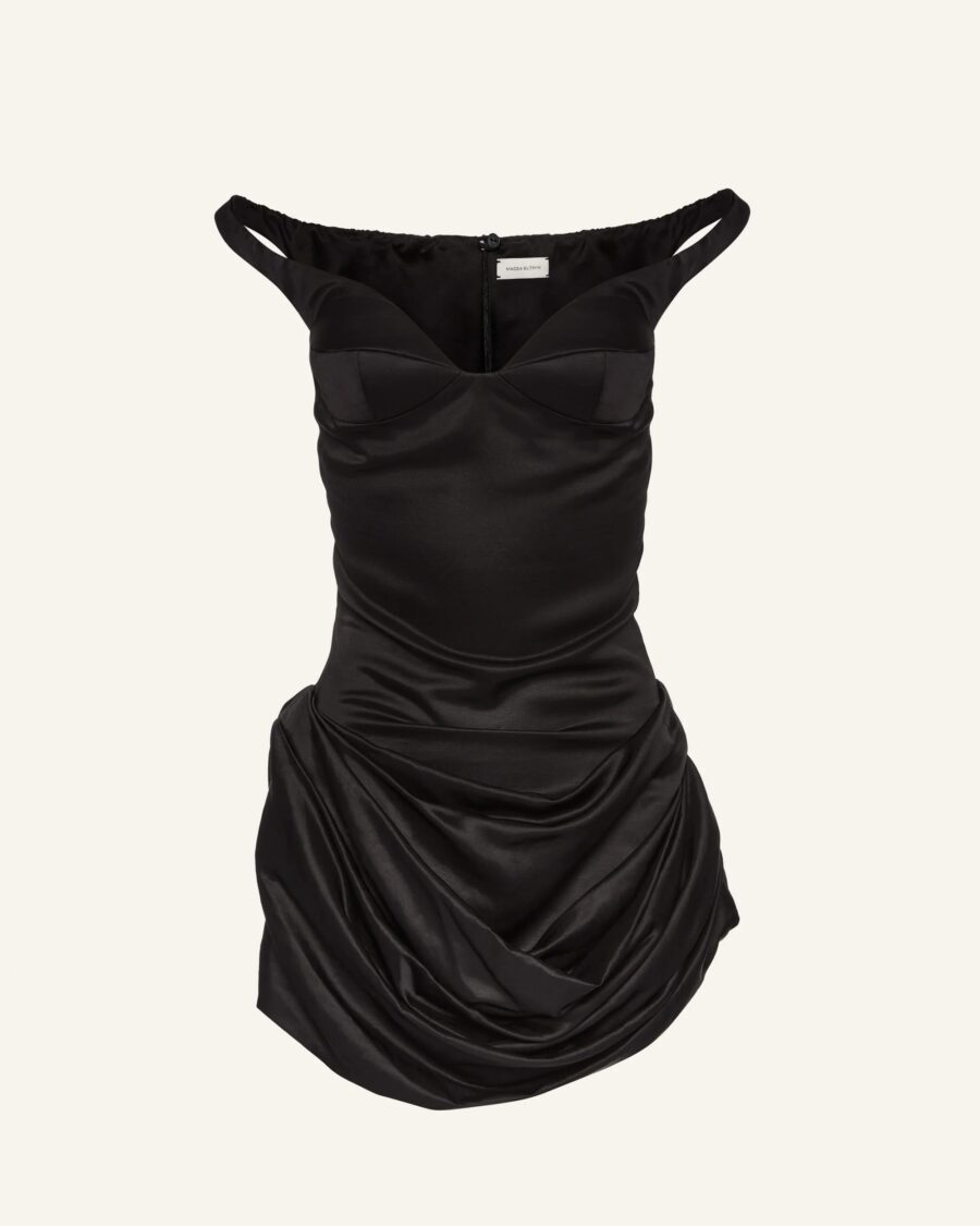 OFF SHOULDER BUSTIER DRESS