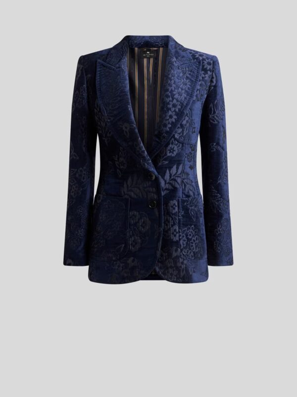 CHENILLE JACQUARD BLAZER