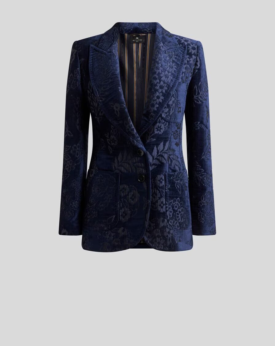 CHENILLE JACQUARD BLAZER