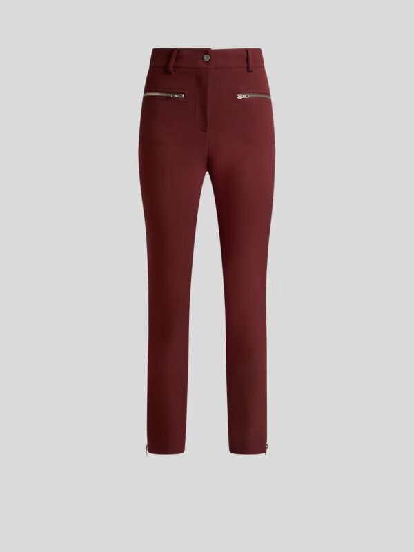 SLIM FIT PANT WITH ZIP