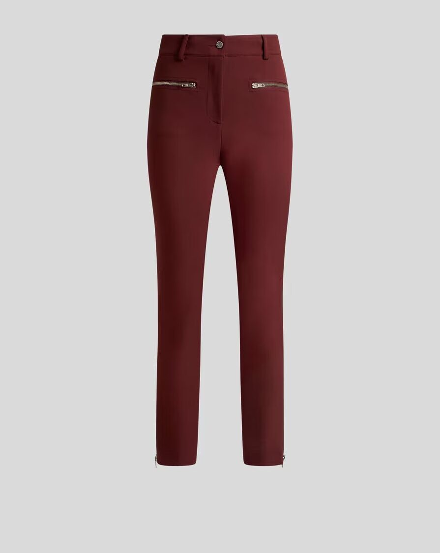 SLIM FIT PANT WITH ZIP