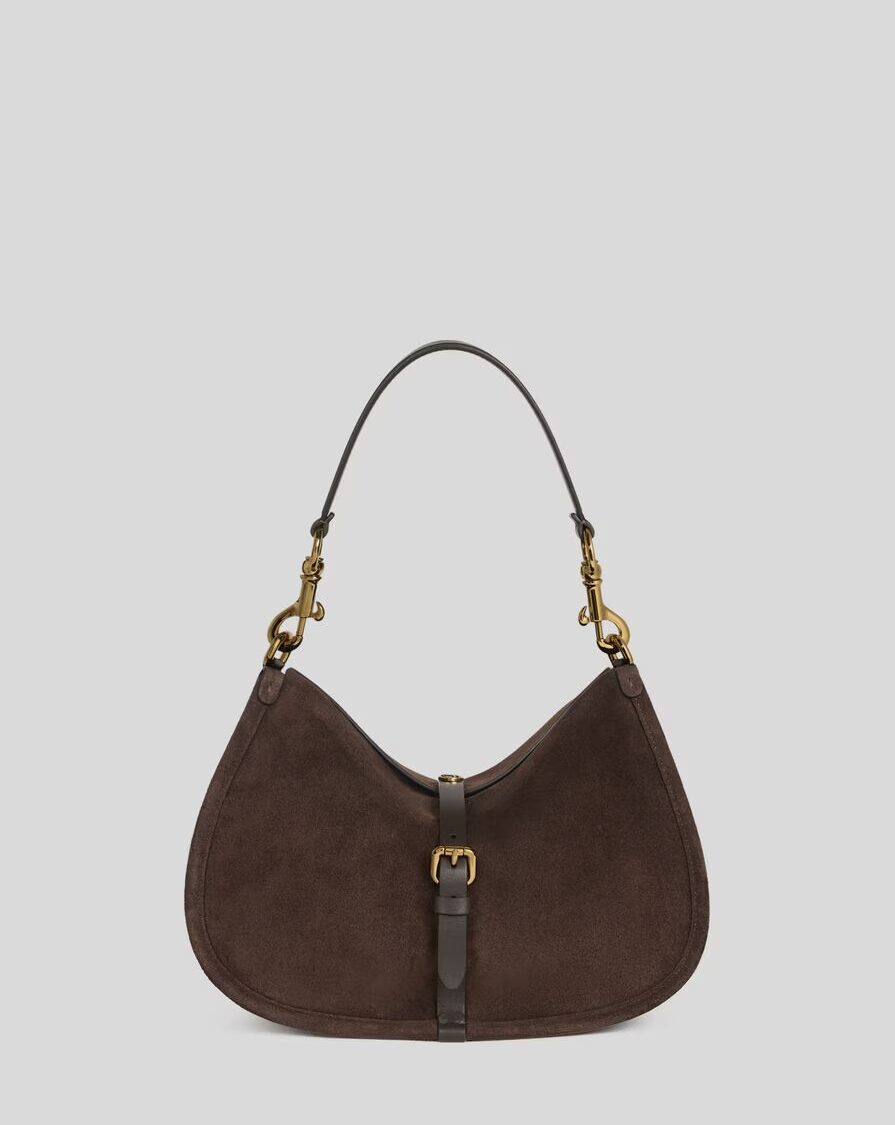 MEDIUM SUEDE PONY BAG