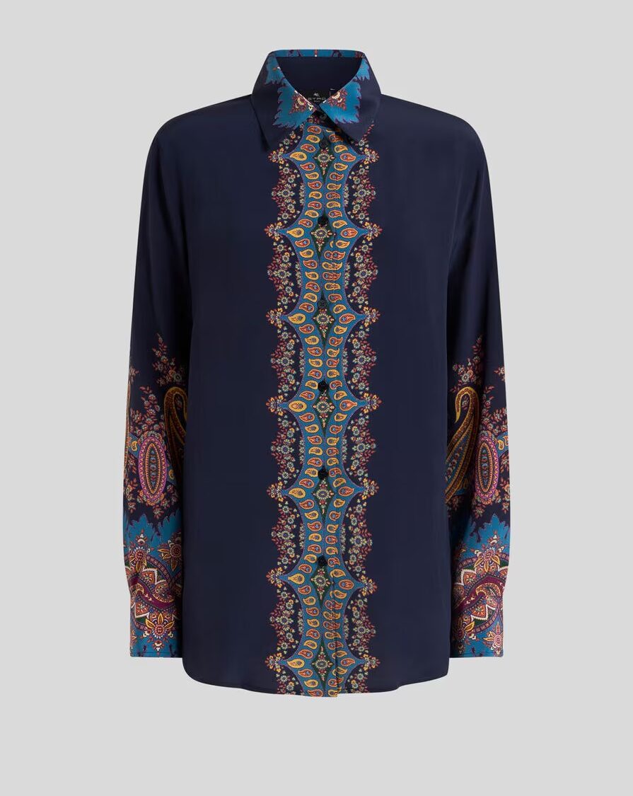 SILK PRINTED SHIRT