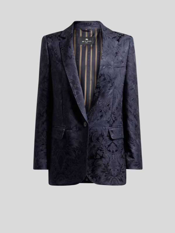 SILK BLEND JACQUARD BLAZER