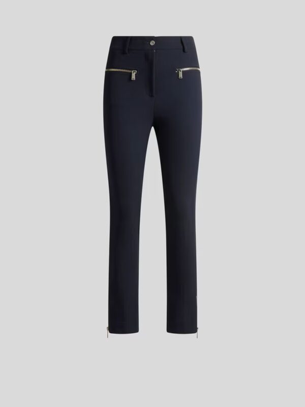 SLIM FIT PANT WITH ZIP